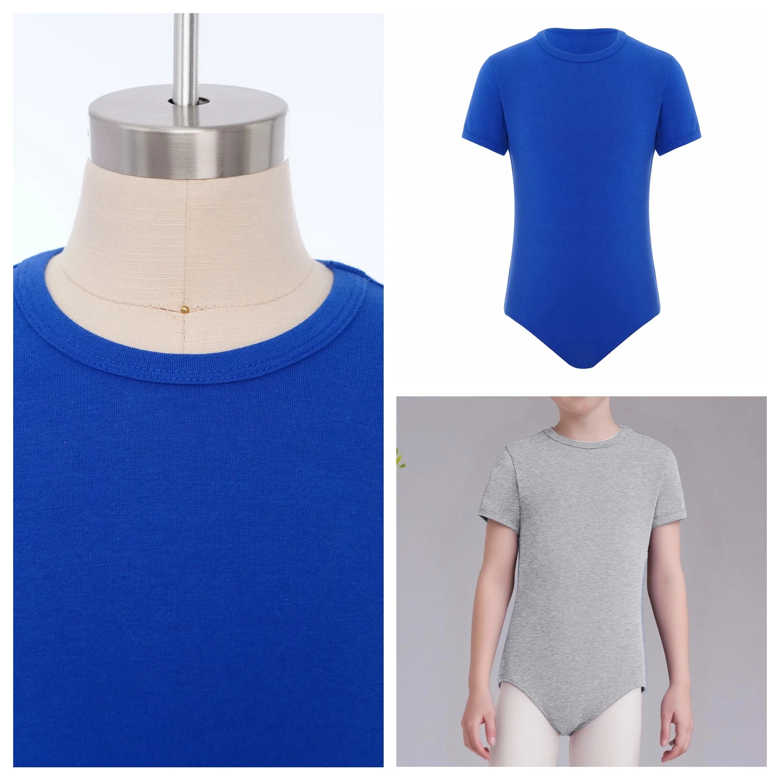 Kids Short Sleeve Bodysuits for Boys One-piece Children Teenager Clothing Round Neck Press Buttons Crotch Solid Color Leotard
Kids Short Sleeve Bodysuits for Boys One-piece Children Teenager Clothing Round Neck Press Buttons Crotch Solid Color Leotard