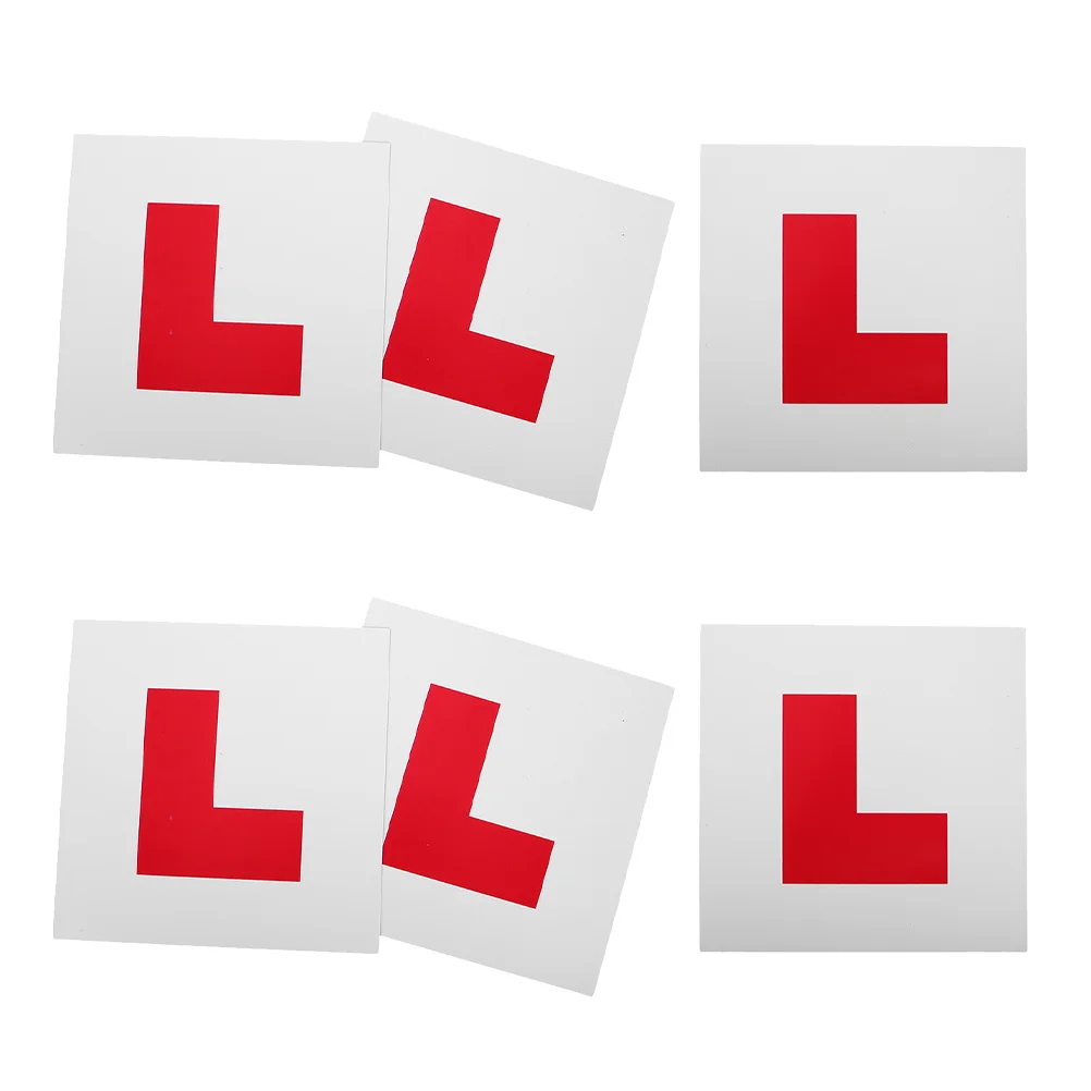 Car Magnet 6PCS L Plates Sticker Magnetic for Learner Drivers Novice Driver Assistance Front Rear Auto Plate
Car Magnet 6PCS L Plates Sticker Magnetic for Learner Drivers Novice Driver Assistance Front Rear Auto Plate