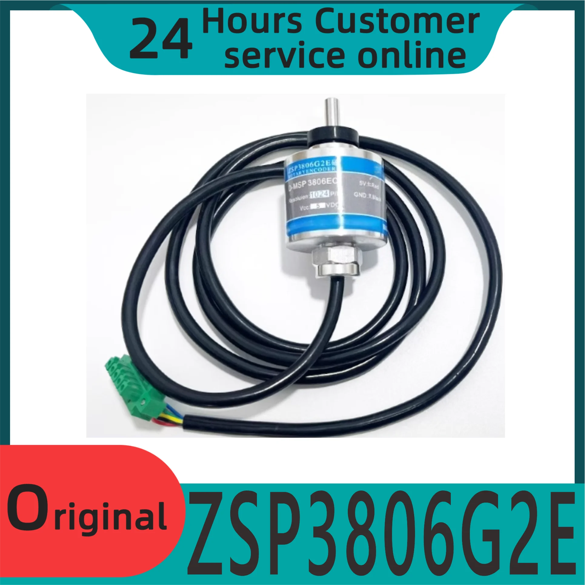 New Zsp3806g2e D-msp 3806ec 1024p/r 5v Encoder
New Zsp3806g2e D-msp 3806ec 1024p/r 5v Encoder