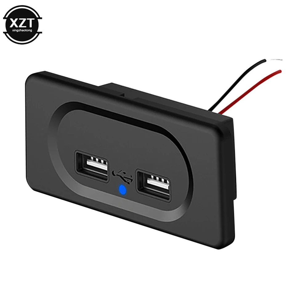3.1A Dual USB Panel Car Charger Socket 12V/24V for Motorcycle Auto Truck ATV Boat RV Bus Power Adapter Outlet LED Light
3.1A Dual USB Panel Car Charger Socket 12V/24V for Motorcycle Auto Truck ATV Boat RV Bus Power Adapter Outlet LED Light