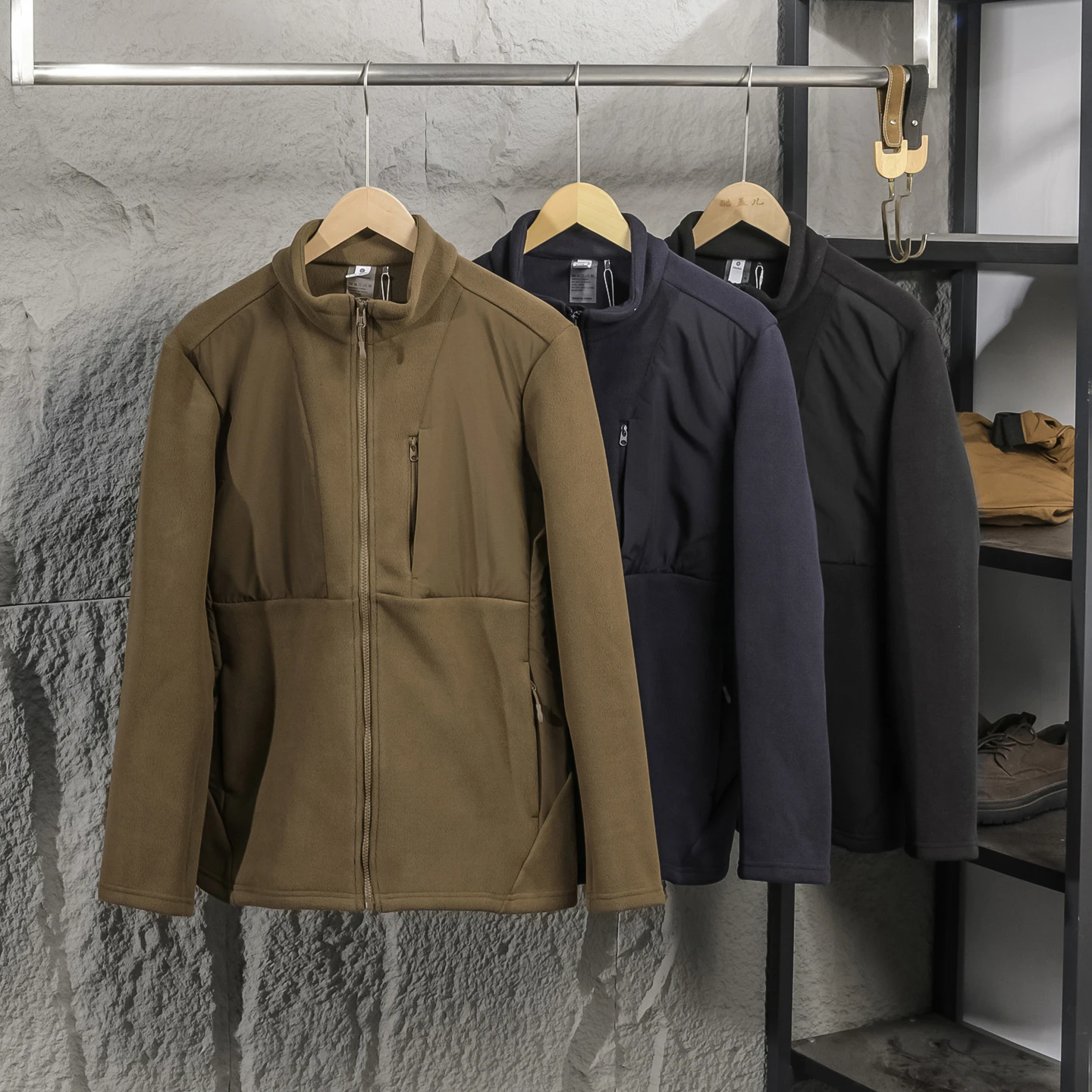 Men's Outdoor Heavyweight Double-Sided Fleece Jacket Casual Long Sleeve Warmth Stand Collar Loose Fit Autumn Winter Coat
Men's Outdoor Heavyweight Double-Sided Fleece Jacket Casual Long Sleeve Warmth Stand Collar Loose Fit Autumn Winter Coat