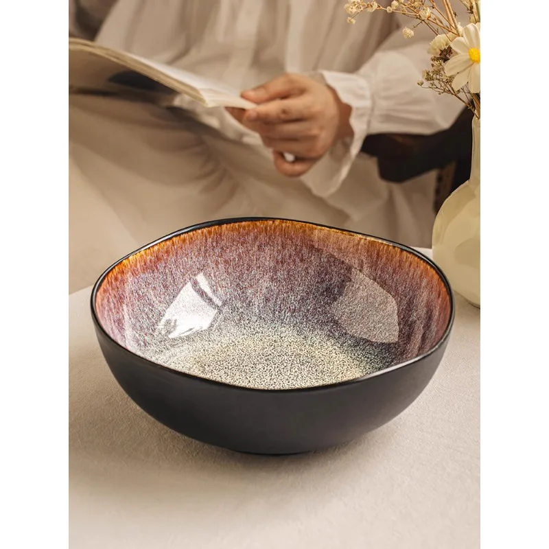 Household High Aesthetic Deepened Large Ceramic Soup Bowl Irregular Boiled Fish Bowl
Household High Aesthetic Deepened Large Ceramic Soup Bowl Irregular Boiled Fish Bowl