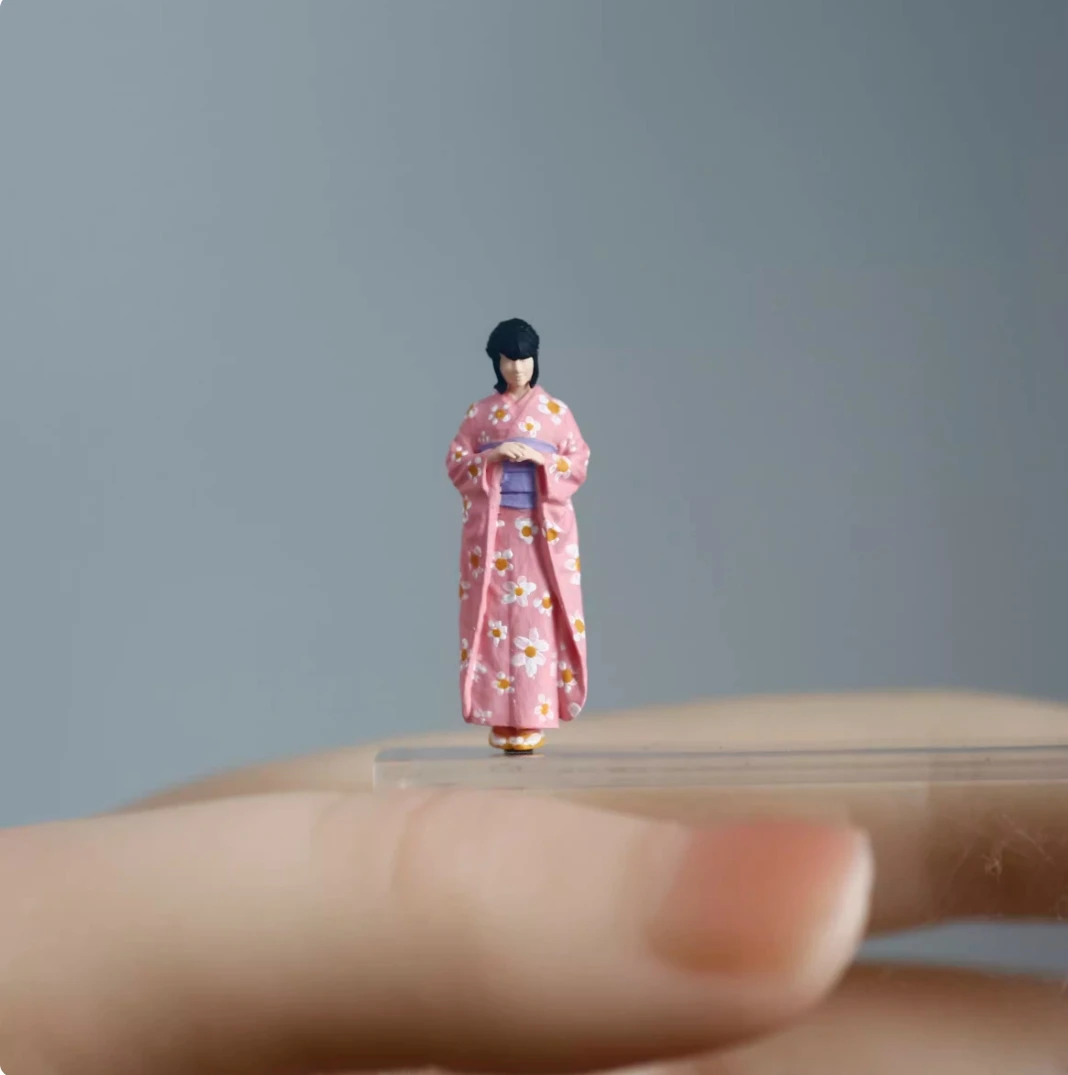Resin1/87 Scale Figure 1/64 1/43 Kimono Beauty Miniature Sand Table Figure Model Micro Photography Collection
Resin1/87 Scale Figure 1/64 1/43 Kimono Beauty Miniature Sand Table Figure Model Micro Photography Collection
