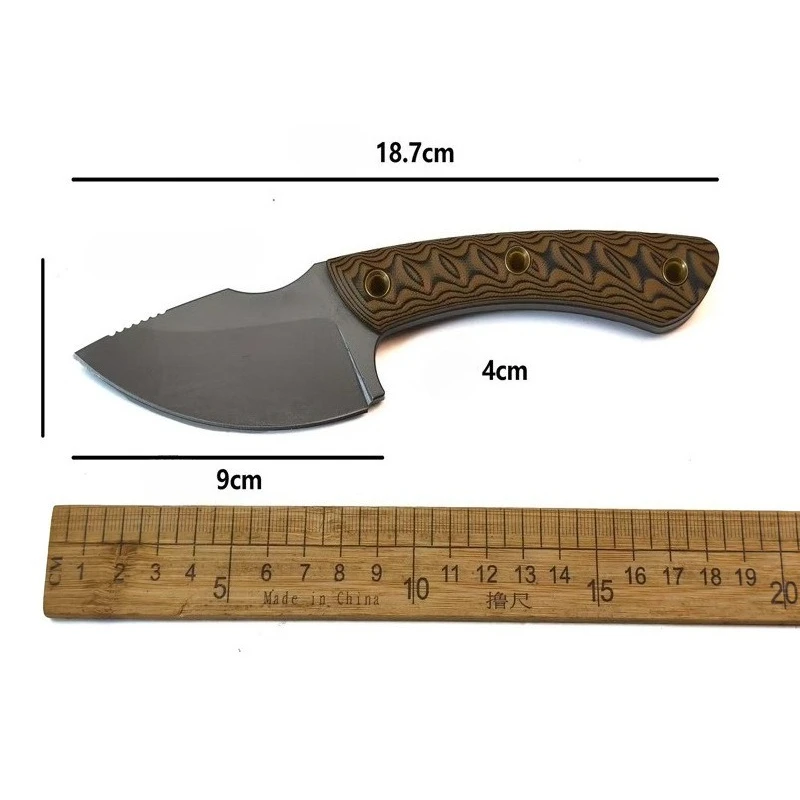 RMJ Острый прямой нож в оболочке с лезвием 8Cr13MoV G10, ручка для кемпинга, тактический охотничий нож для самообороны, мужские подарки
RMJ Острый прямой нож в оболочке с лезвием 8Cr13MoV G10, ручка для кемпинга, тактический охотничий нож для самообороны, мужские подарки