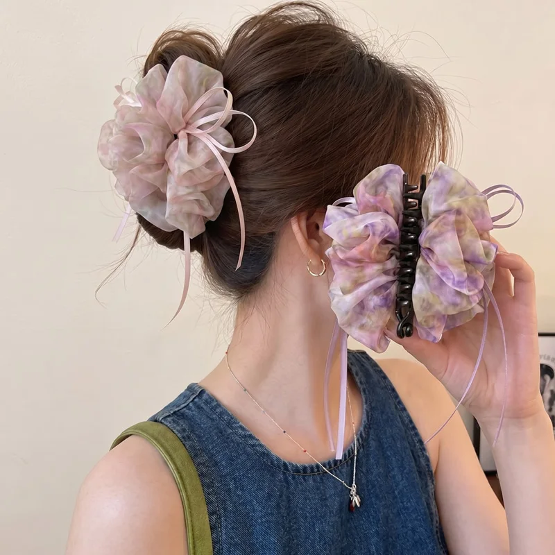 1/2pcs Summer New Women's Hair Clip Sweet Dreamy Shark Clip Fairy Style Hair Clip Suitable For Wearing On Beach Vacations
1/2pcs Summer New Women's Hair Clip Sweet Dreamy Shark Clip Fairy Style Hair Clip Suitable For Wearing On Beach Vacations