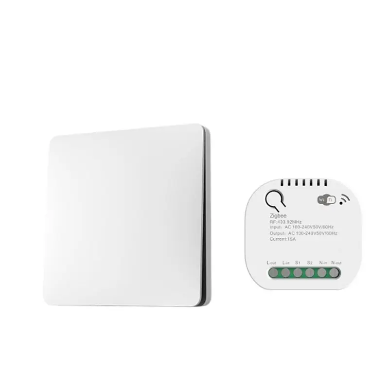 ABDJ-Zigbee Smart Wireless Self-Powered Switch Kinetic Energy For Alexa Google Home Retrofitting Easy Installation
ABDJ-Zigbee Smart Wireless Self-Powered Switch Kinetic Energy For Alexa Google Home Retrofitting Easy Installation