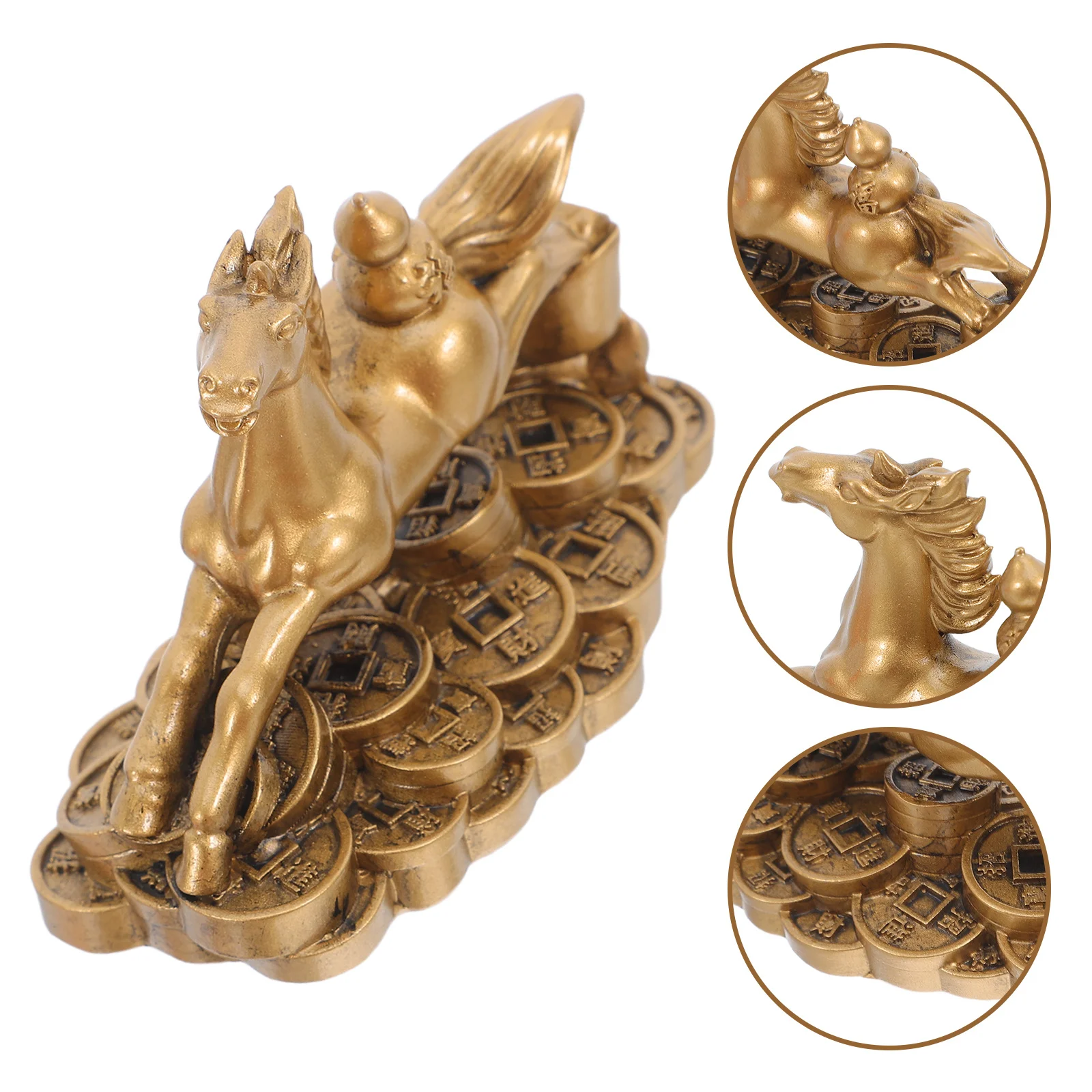 Horse Ornament Statue Desktop Decor Small Figurines for Adults Decoration Business Bookshelf Figure
Horse Ornament Statue Desktop Decor Small Figurines for Adults Decoration Business Bookshelf Figure