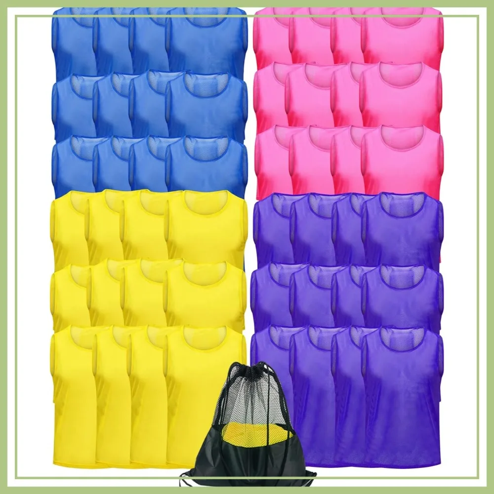 Soccer Pinnies with Numbers Scrimmage Team Practice Vests for Basketball Football Bibs
Soccer Pinnies with Numbers Scrimmage Team Practice Vests for Basketball Football Bibs