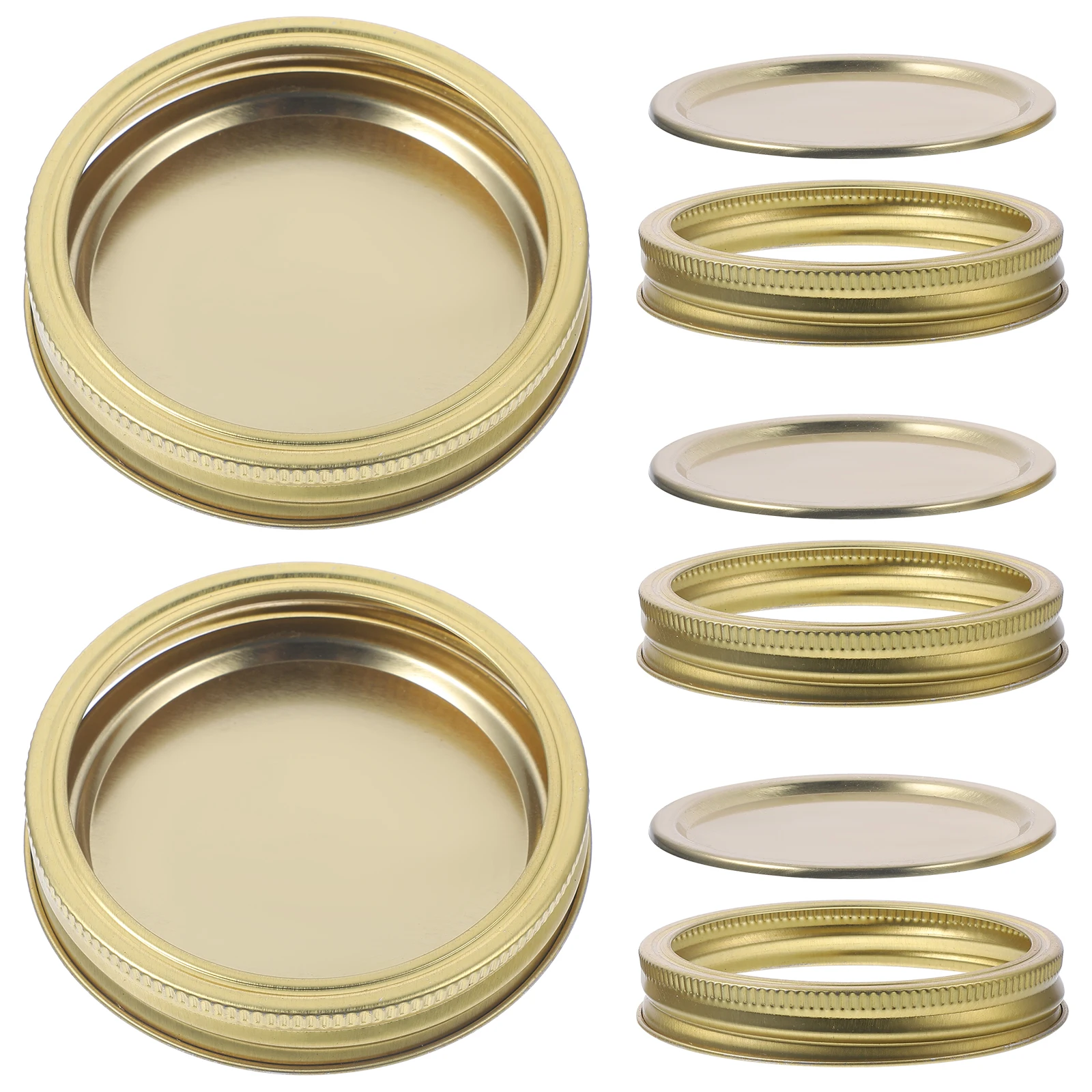 Mason Jar Leakproof Canning Caps Replacement Metal Mason Jars Caps Storage Ring Tinplate Airtight Metal Kitchen Bar Supplies
Mason Jar Leakproof Canning Caps Replacement Metal Mason Jars Caps Storage Ring Tinplate Airtight Metal Kitchen Bar Supplies