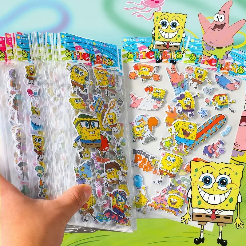 Cute SpongeBo SquarePants 3D Cartoon Bubble Stickers, Educational Three-Dimensional Puffy Sticker Set for Craft, Birthday Gift
Cute SpongeBo SquarePants 3D Cartoon Bubble Stickers, Educational Three-Dimensional Puffy Sticker Set for Craft, Birthday Gift