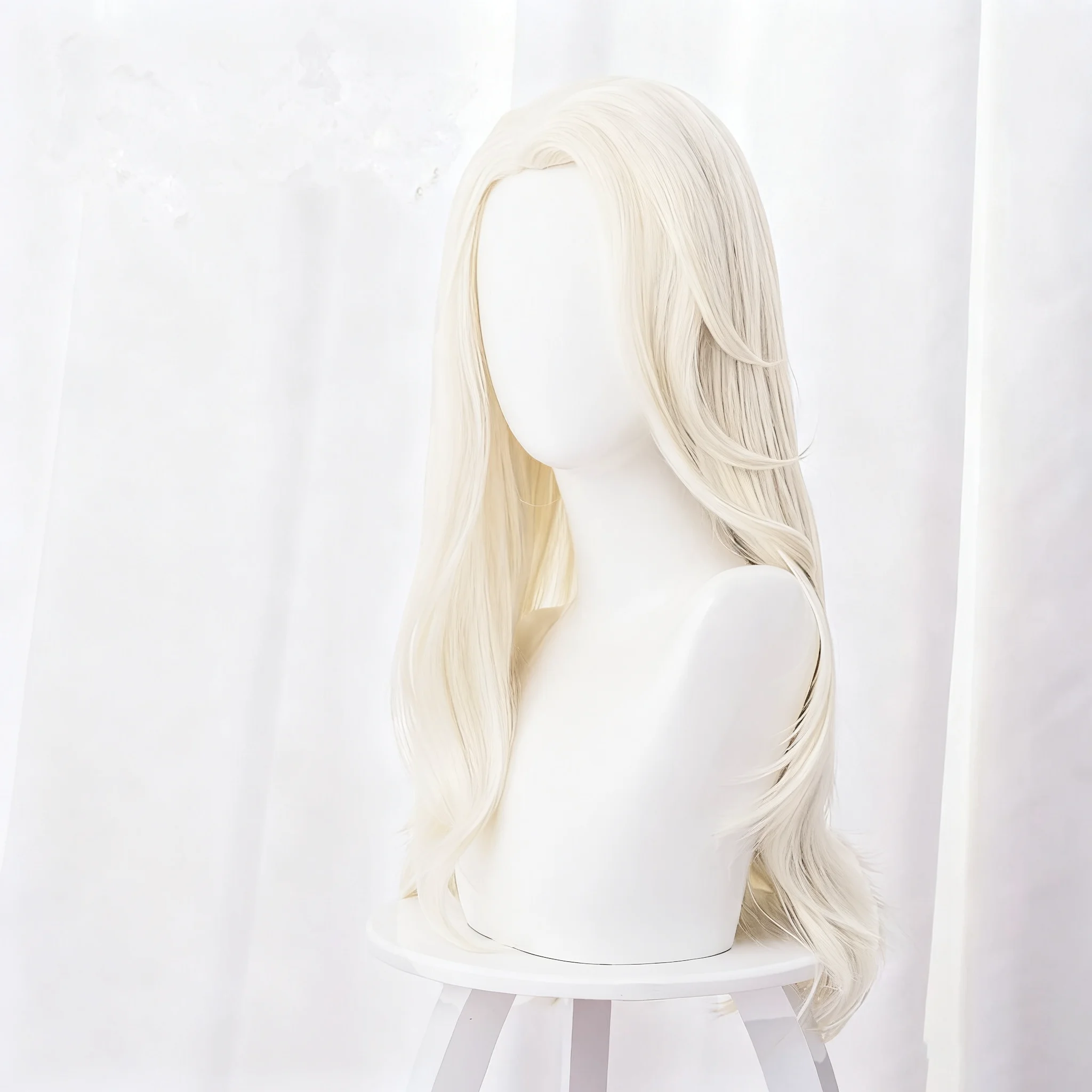 Girls Silver Long Hair Female Anime Cos Wig Women Long Middle Part Curly Blonde Elsa Cosplay Wigs Heat Resistant Synthetic Hair
Girls Silver Long Hair Female Anime Cos Wig Women Long Middle Part Curly Blonde Elsa Cosplay Wigs Heat Resistant Synthetic Hair