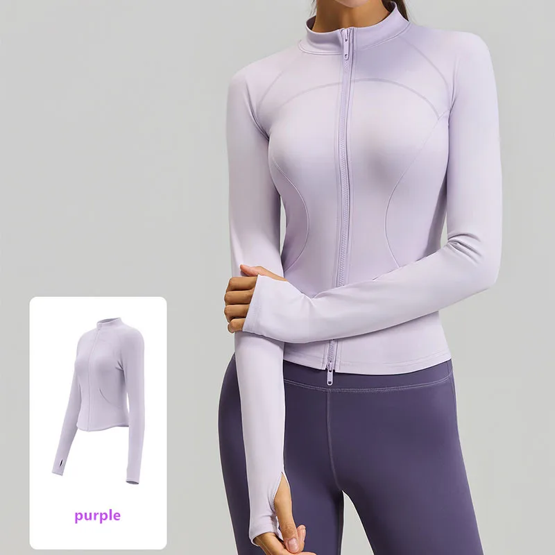 Осеннее новое женское модное и универсальное облегающее спортивное пальто с боковым карманом для бега на открытом воздухе, повседневное эластичное плотное спортивное пальто
Осеннее новое женское модное и универсальное облегающее спортивное пальто с боковым карманом для бега на открытом воздухе, повседневное эластичное плотное спортивное пальто