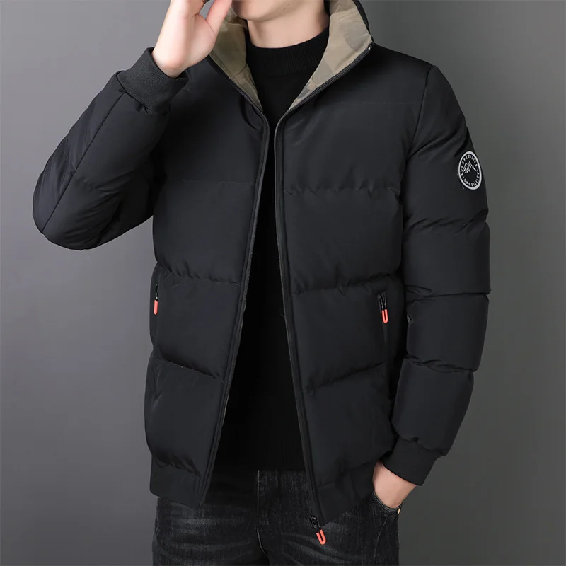 Stylish Young Korean Version New Stand-up Collar Cotton Coat Thickened Warm Jackets Casual Down Jacket Men's Winter Cotton Parka
Stylish Young Korean Version New Stand-up Collar Cotton Coat Thickened Warm Jackets Casual Down Jacket Men's Winter Cotton Parka