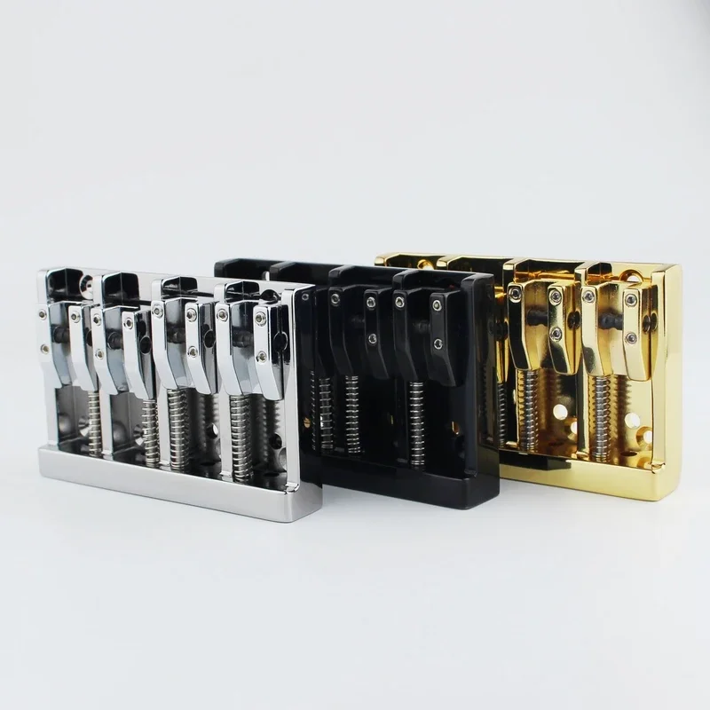Four String Bass Bridge (Adjustable Chord Distance) Silver, Black, Gold
Four String Bass Bridge (Adjustable Chord Distance) Silver, Black, Gold