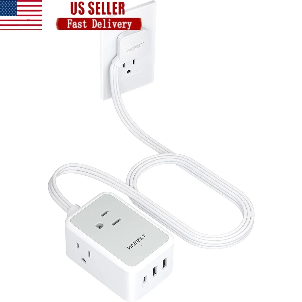 Ультратонкий удлинитель, 3 USB-порта, плоская вилка, удлинитель, 3 розетки, мини-зарядная станция, монтируемая, тонкий дизайн длиной 5 футов
Ультратонкий удлинитель, 3 USB-порта, плоская вилка, удлинитель, 3 розетки, мини-зарядная станция, монтируемая, тонкий дизайн длиной 5 футов