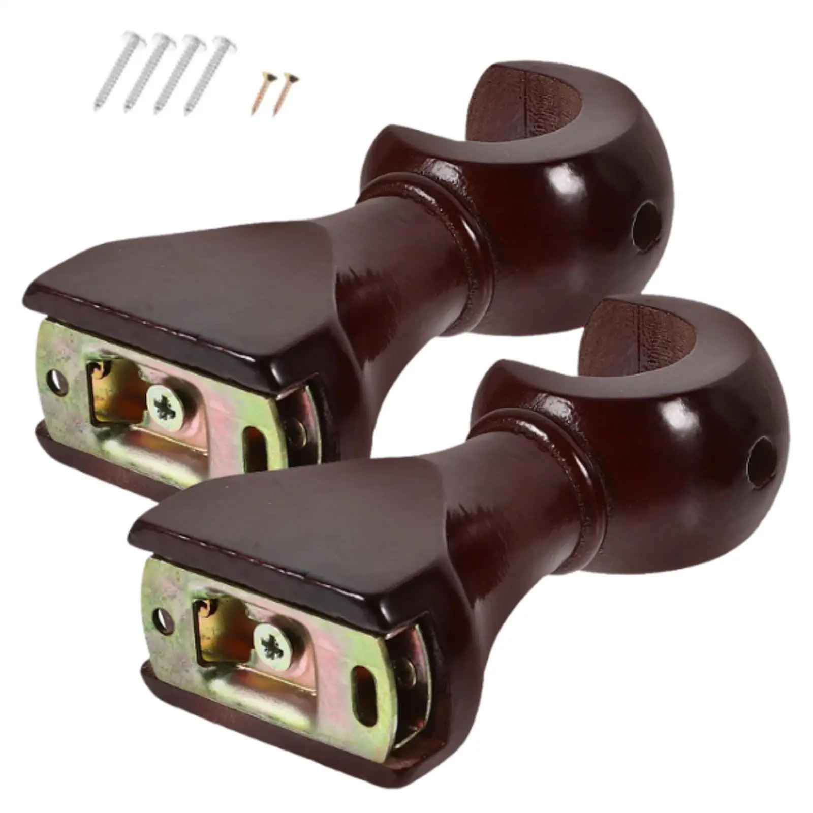 2x 28mm Wooden Curtain Brackets Hooks Wall Mounted Accessories Window Hardware Simple Assembly Decorative Drapery Rod Holder
2x 28mm Wooden Curtain Brackets Hooks Wall Mounted Accessories Window Hardware Simple Assembly Decorative Drapery Rod Holder