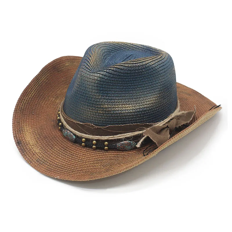 Retro Travel Photography Paper Straw Hat With Distressed Gradient Wide Brim Men's And Women's Straw Hats
Retro Travel Photography Paper Straw Hat With Distressed Gradient Wide Brim Men's And Women's Straw Hats