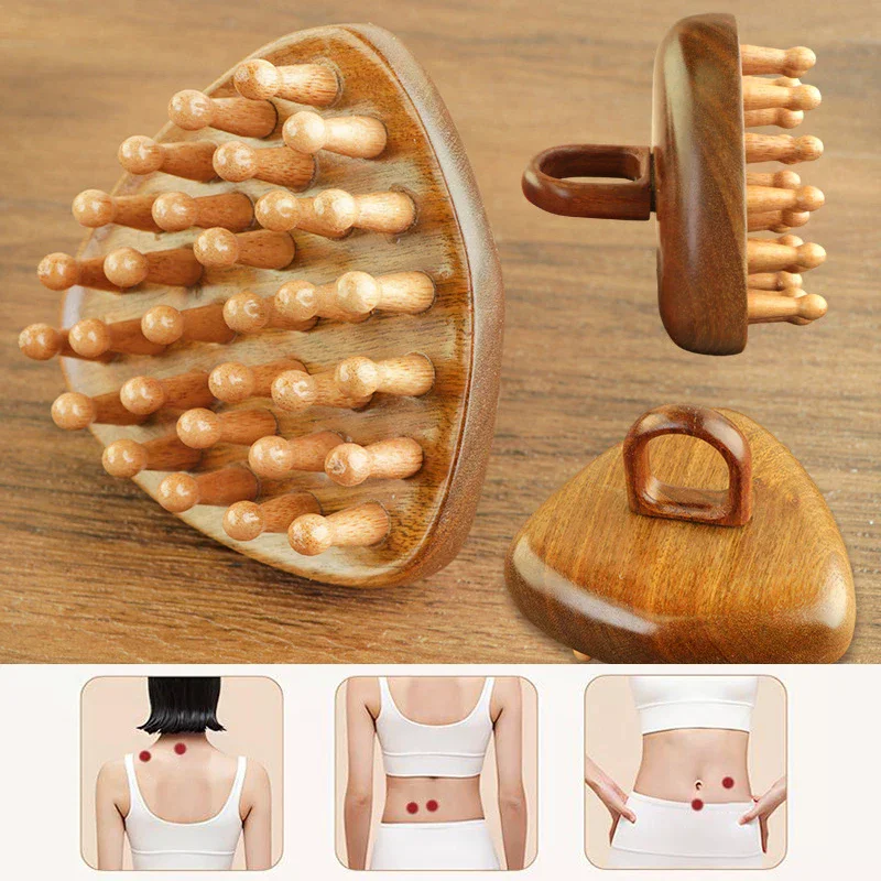 Natural Sandalwood Meridian Massage Comb Wooden Anti-Cellulite Gua Sha Tool Headache Relief Relaxation Scalp Point Massage Brush
Natural Sandalwood Meridian Massage Comb Wooden Anti-Cellulite Gua Sha Tool Headache Relief Relaxation Scalp Point Massage Brush