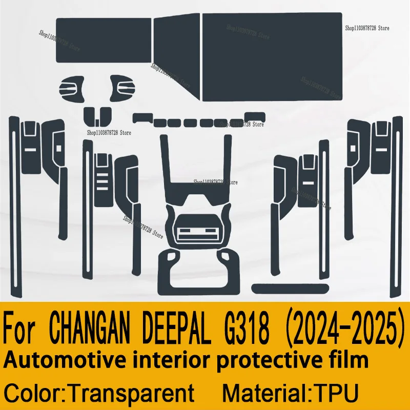 For CHANGAN DEEPAL G318 (2024-2025) Car Interior Center Console Transparent TPU Protective Film Anti-scratch Repair Film
For CHANGAN DEEPAL G318 (2024-2025) Car Interior Center Console Transparent TPU Protective Film Anti-scratch Repair Film
