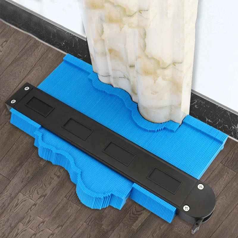 Contour Gauge Duplicator Ceramic Tile Carpet Cutting Template Profile Measuring Angle Ruler Shape Plastic Copy Woodworking Tools
Contour Gauge Duplicator Ceramic Tile Carpet Cutting Template Profile Measuring Angle Ruler Shape Plastic Copy Woodworking Tools