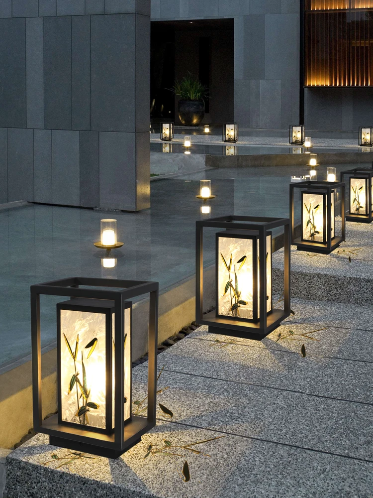 New Chinese villa lamp Outdoor waterproof lawn Solar atmosphere Garden Floor-to-ceiling landscape Stigma
New Chinese villa lamp Outdoor waterproof lawn Solar atmosphere Garden Floor-to-ceiling landscape Stigma