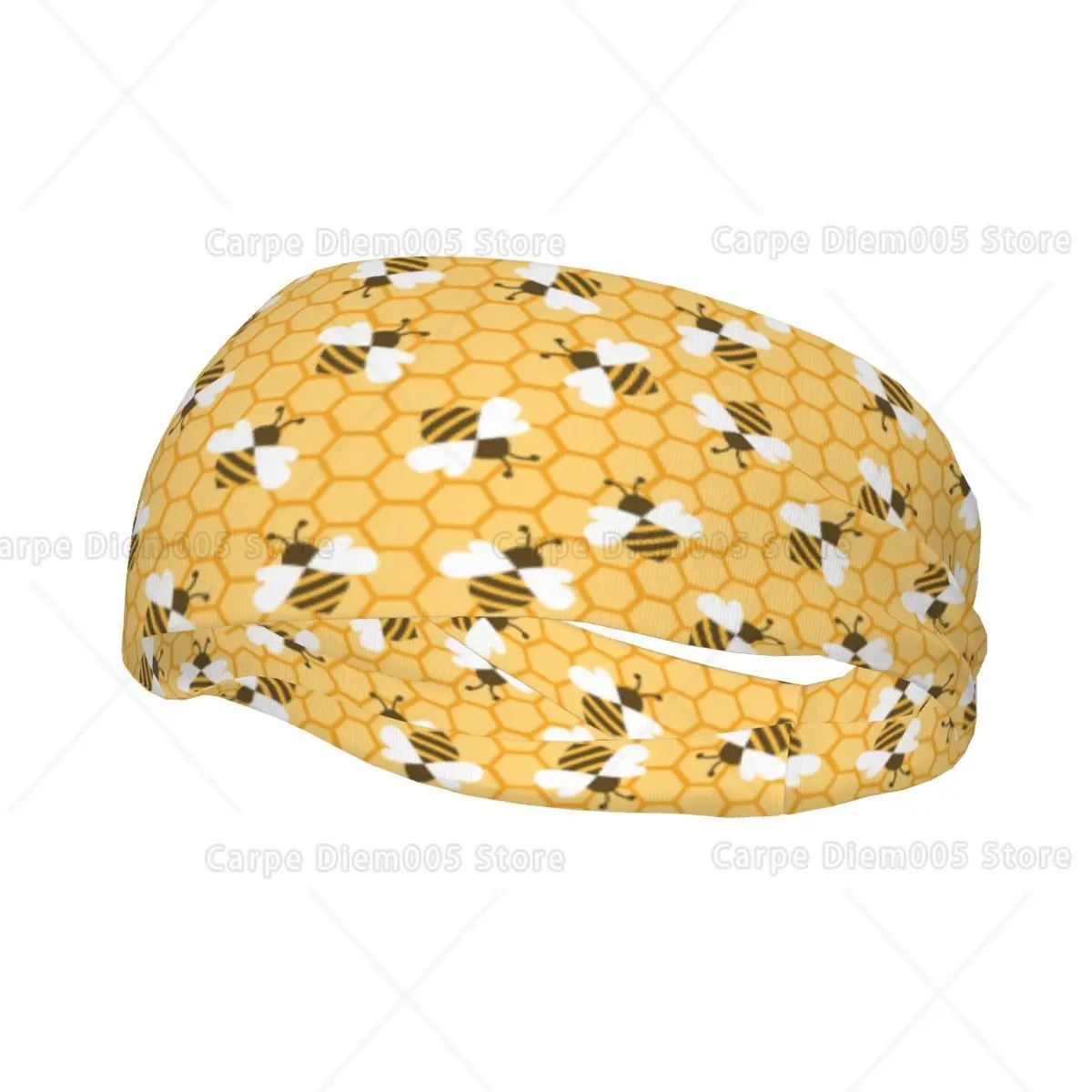 Cute Honey Bee Pattern Headbands Sports Sweatband Athletic Exercise Bands Turban Hair Head for Men Women
Cute Honey Bee Pattern Headbands Sports Sweatband Athletic Exercise Bands Turban Hair Head for Men Women