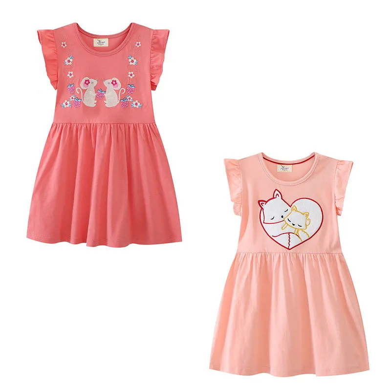 Jumping Meters 2-7T New Arrival Animals Summer Party Girls Dresses Princess Sleeveless Birthday Wedding Baby Frocks Costume
Jumping Meters 2-7T New Arrival Animals Summer Party Girls Dresses Princess Sleeveless Birthday Wedding Baby Frocks Costume
