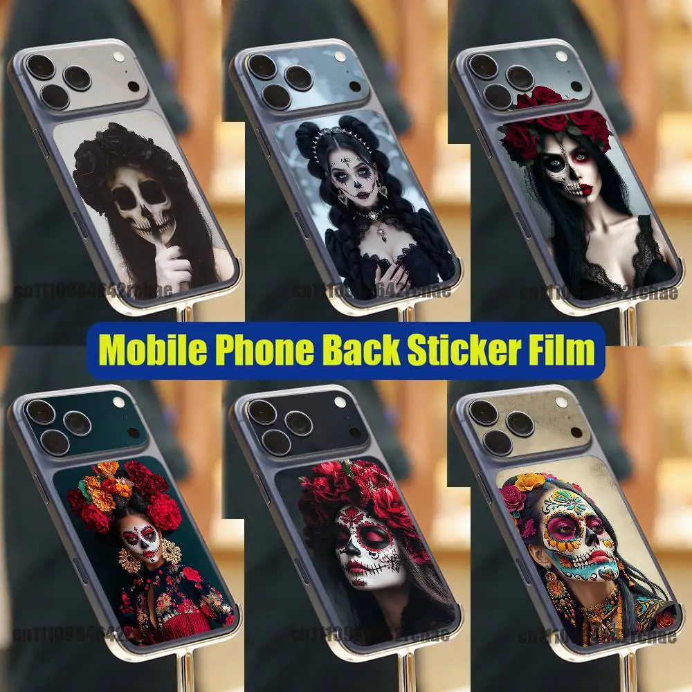 For Mexican Catrina Skull Day of the Dead Phone Back Film Sticker iPhone 17 Pro Max Decal Skin Wrap DIY Custom Stickers Cover
For Mexican Catrina Skull Day of the Dead Phone Back Film Sticker iPhone 17 Pro Max Decal Skin Wrap DIY Custom Stickers Cover