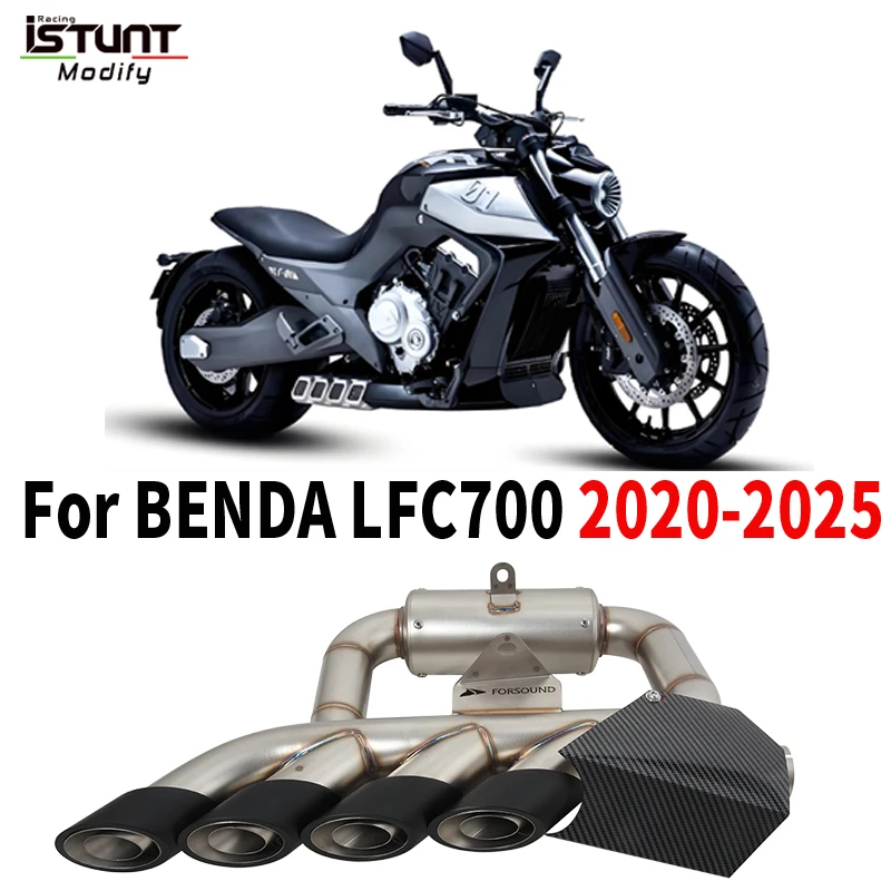 For Benda Lfc700 700Lfc Lfc 700 2020 - 2025 Motorcycle Exhaust System Espace Moto Connecting Moto Muffler Tube Four Tailpipe
For Benda Lfc700 700Lfc Lfc 700 2020 - 2025 Motorcycle Exhaust System Espace Moto Connecting Moto Muffler Tube Four Tailpipe
