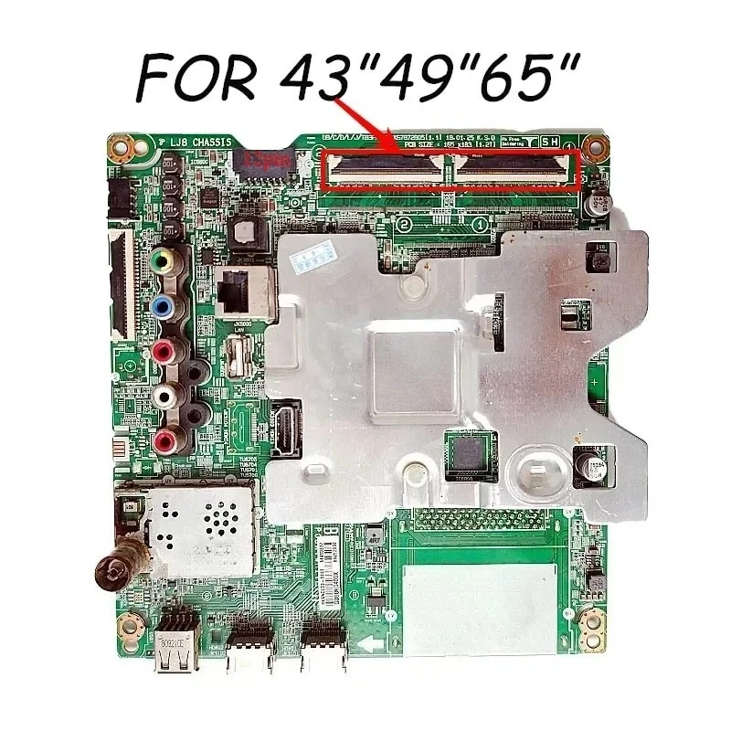 TV Main Board EAX67872804 (1.0) EAX67872805 (1.1) for 43UK6090PUA 49UK6300PUE 65UK7700AUB 55UK6200PLA EBT65274703 Motherboard
TV Main Board EAX67872804 (1.0) EAX67872805 (1.1) for 43UK6090PUA 49UK6300PUE 65UK7700AUB 55UK6200PLA EBT65274703 Motherboard