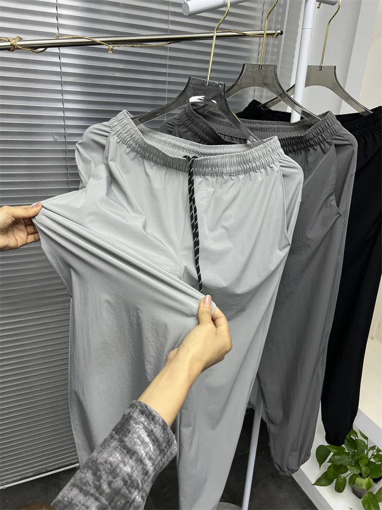 Spring Summer Men's Slim Fit Trousers Faionable Urban Sle Long Pants Casual Spor Training Cuffed Running Pants
Spring Summer Men's Slim Fit Trousers Faionable Urban Sle Long Pants Casual Spor Training Cuffed Running Pants