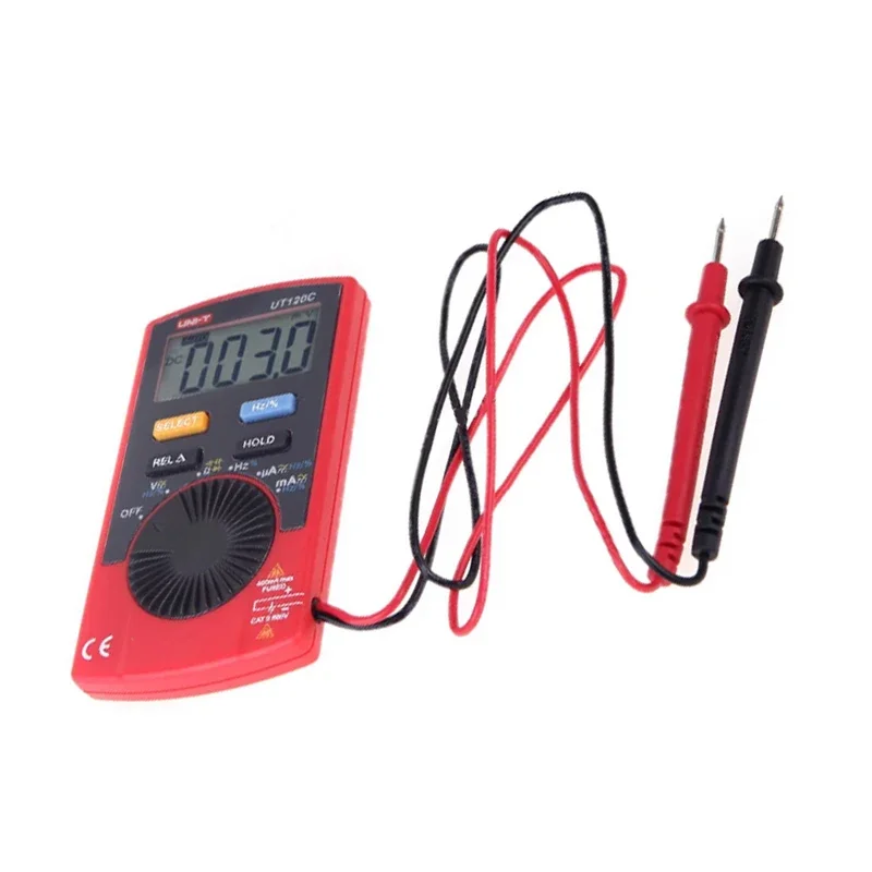 UNI-T UT120C AC/DC Current Voltage Meter Tester Ultra-portable Auto Ranging Auto-off Digital Multimeter Capacitance Resistance
UNI-T UT120C AC/DC Current Voltage Meter Tester Ultra-portable Auto Ranging Auto-off Digital Multimeter Capacitance Resistance