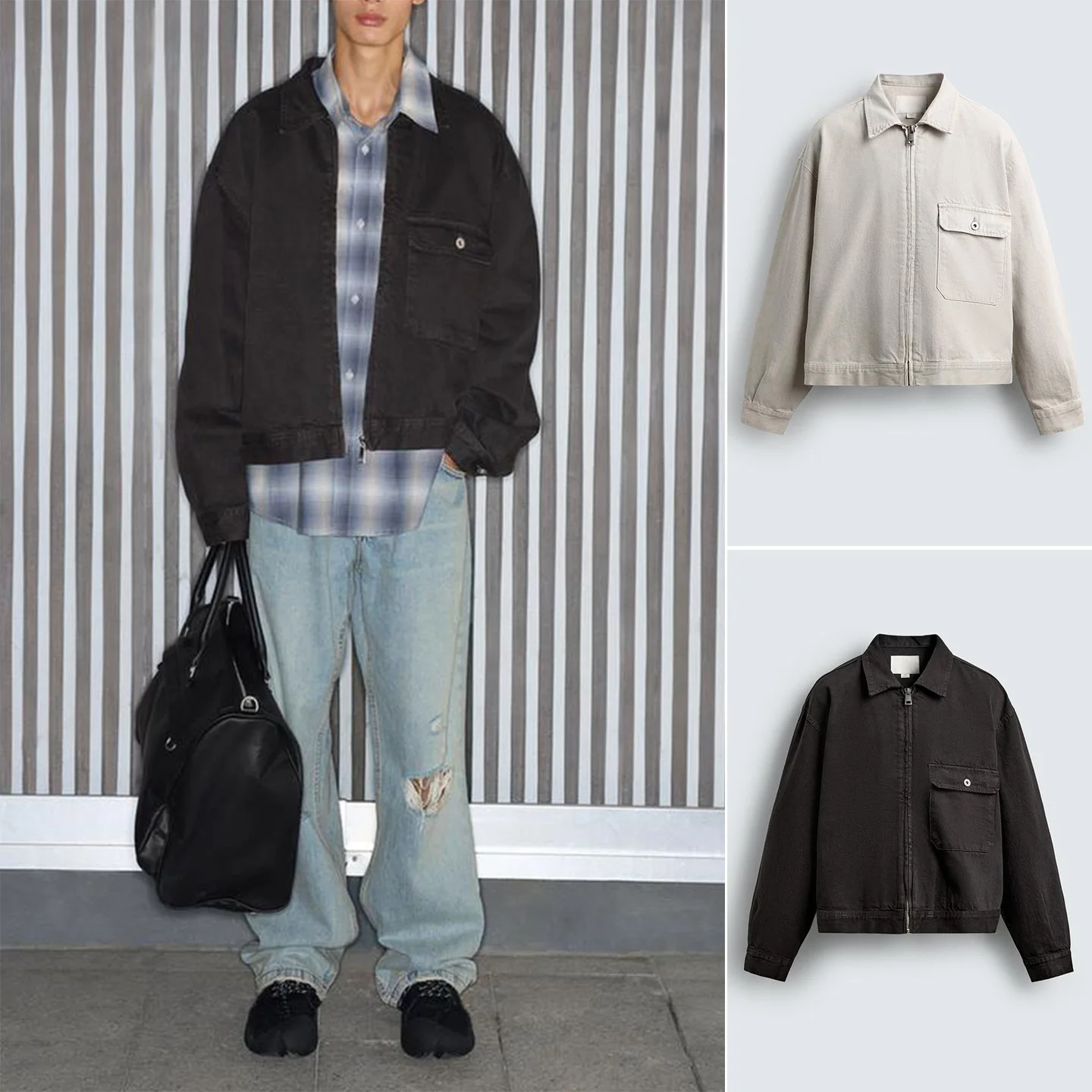 Джинсовая куртка свободного кроя Long Sve для мужчин, осеннее новое поступление, повседневная верхняя одежда с V-образным вырезом, молодежная модная повседневная одежда
Джинсовая куртка свободного кроя Long Sve для мужчин, осеннее новое поступление, повседневная верхняя одежда с V-образным вырезом, молодежная модная повседневная одежда