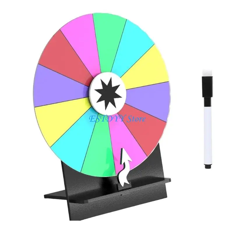 G6DE Tabletop Prize Turn Plate Fortune Wheel Rotating Game Lucky Draws Rotating Wheel Erasable Reusable Fortune Wheel
G6DE Tabletop Prize Turn Plate Fortune Wheel Rotating Game Lucky Draws Rotating Wheel Erasable Reusable Fortune Wheel
