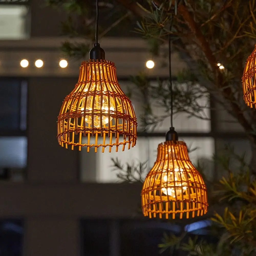 Hand-woven Pendant Lamp Shade Waterproof Design Solar Powered Lamp Cover Weaving Led Lights Waterproof Chandelier Living Room
Hand-woven Pendant Lamp Shade Waterproof Design Solar Powered Lamp Cover Weaving Led Lights Waterproof Chandelier Living Room
