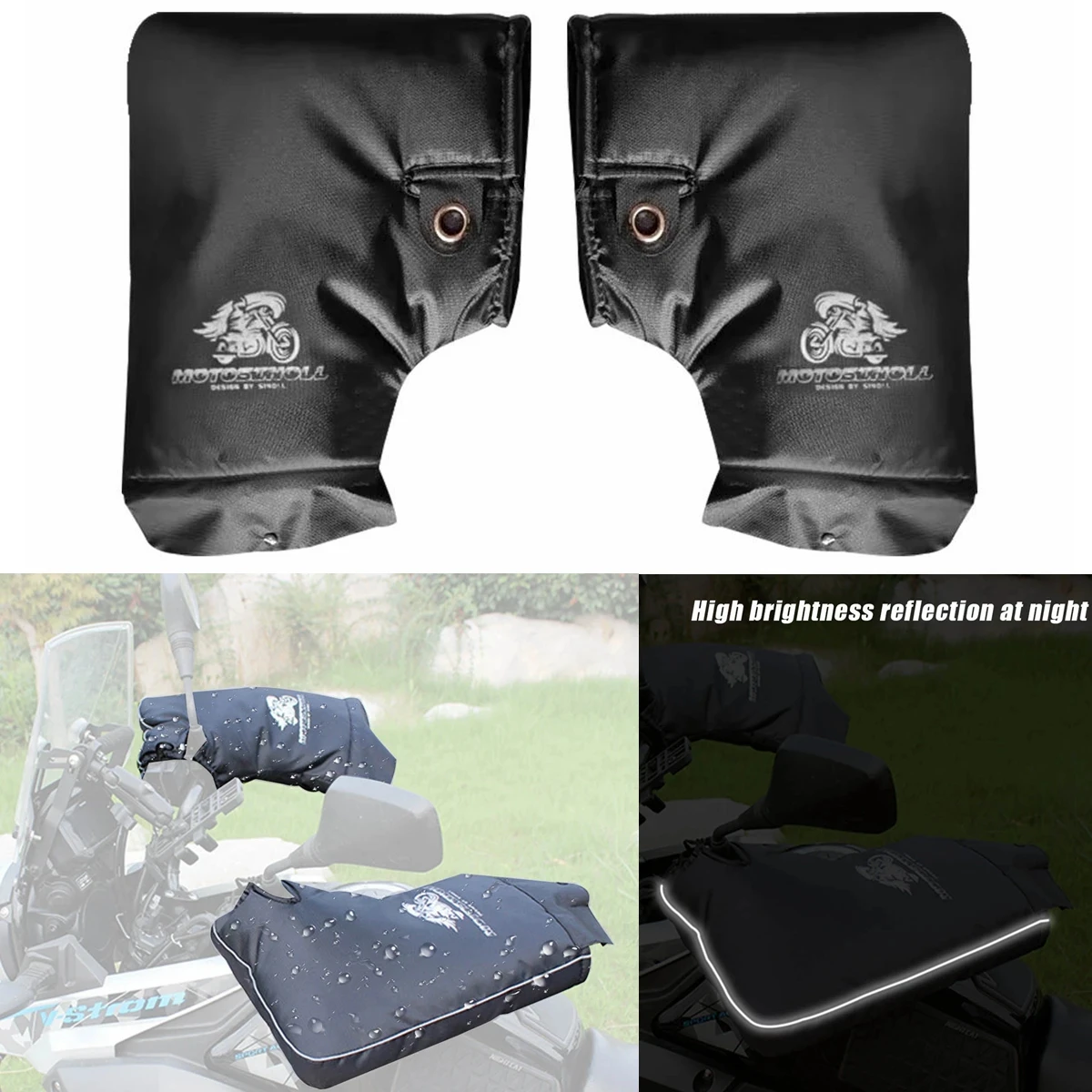 Motorcycle Scooter Bicycle Windproof Rainproof Winter Keep Warm Hot Protect Handlebar Handle Large Guard Gloves
Motorcycle Scooter Bicycle Windproof Rainproof Winter Keep Warm Hot Protect Handlebar Handle Large Guard Gloves