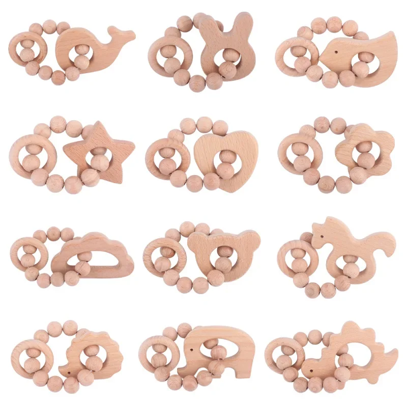 Kissteether Baby Wooden Animal Hanging Toys Beech Wood Teether Bracelet Rattle Toys For Kids Teething Accessoories BPA Free
Kissteether Baby Wooden Animal Hanging Toys Beech Wood Teether Bracelet Rattle Toys For Kids Teething Accessoories BPA Free