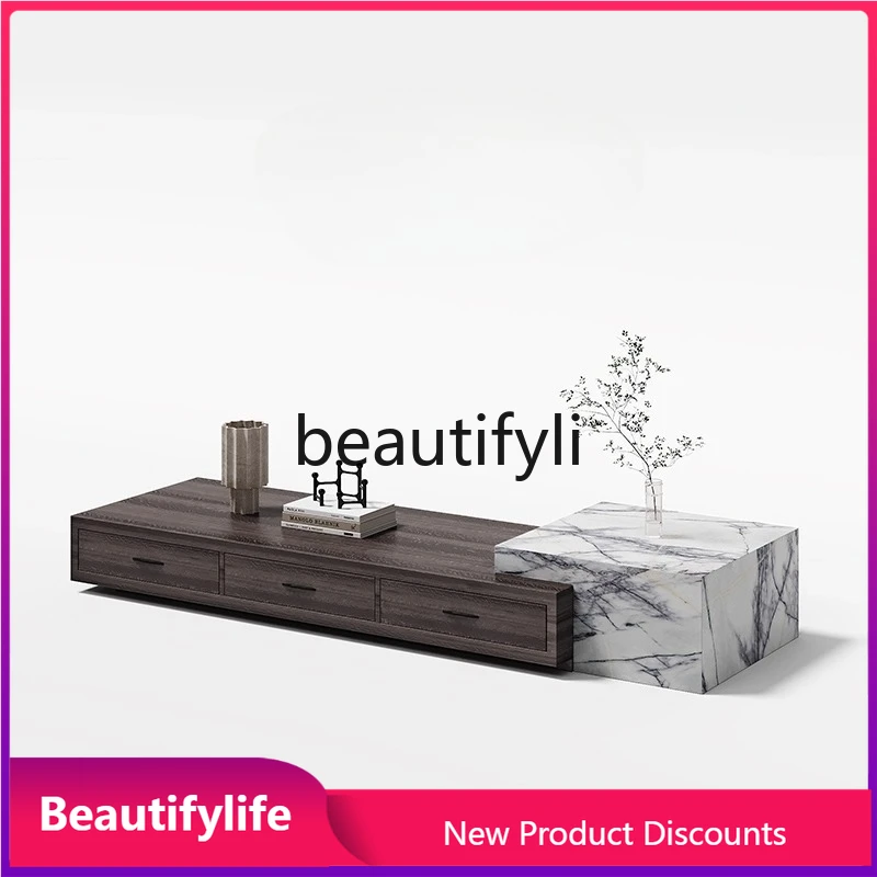 B6 Minimalist Marble TV Cabinet and Coffee Table Set for Living Room Italian Style Solid Wood Surface Floor Cabinet
B6 Minimalist Marble TV Cabinet and Coffee Table Set for Living Room Italian Style Solid Wood Surface Floor Cabinet