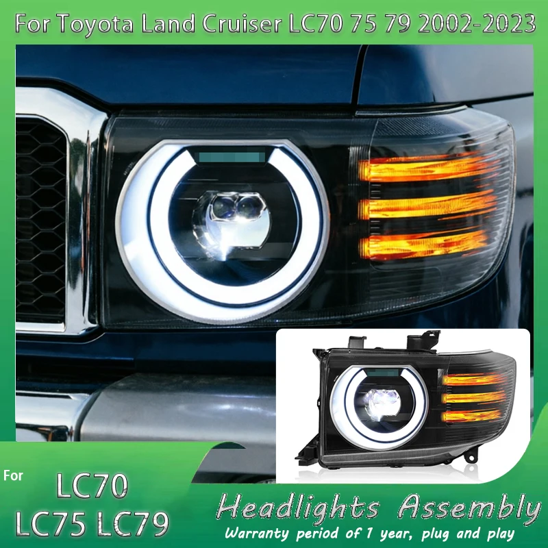 Car For Toyota Land Cruiser LC76 Headlight 2002 2003 -2023 Upgrade Modified To New DRL Dynamic Turn Signal LED Auto Accessories
Car For Toyota Land Cruiser LC76 Headlight 2002 2003 -2023 Upgrade Modified To New DRL Dynamic Turn Signal LED Auto Accessories