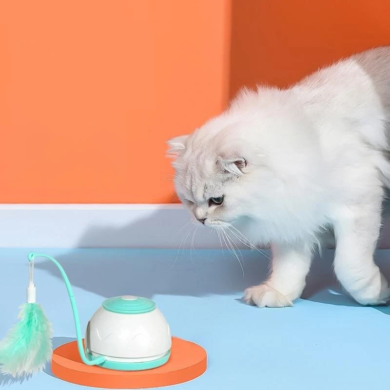 Electric Pet Toy Smart Cat Turntable Automatic Rotating Feather Cat Teaser Stick Pet Supplies
Electric Pet Toy Smart Cat Turntable Automatic Rotating Feather Cat Teaser Stick Pet Supplies