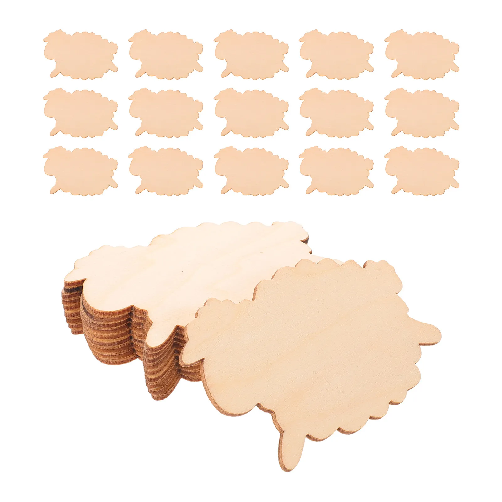 50Pcs Unfinished Wood Sheep Decorations Animal Shapes Blank Ornaments for DIY Painting Craft Party Wedding Holiday Wood Craft
50Pcs Unfinished Wood Sheep Decorations Animal Shapes Blank Ornaments for DIY Painting Craft Party Wedding Holiday Wood Craft