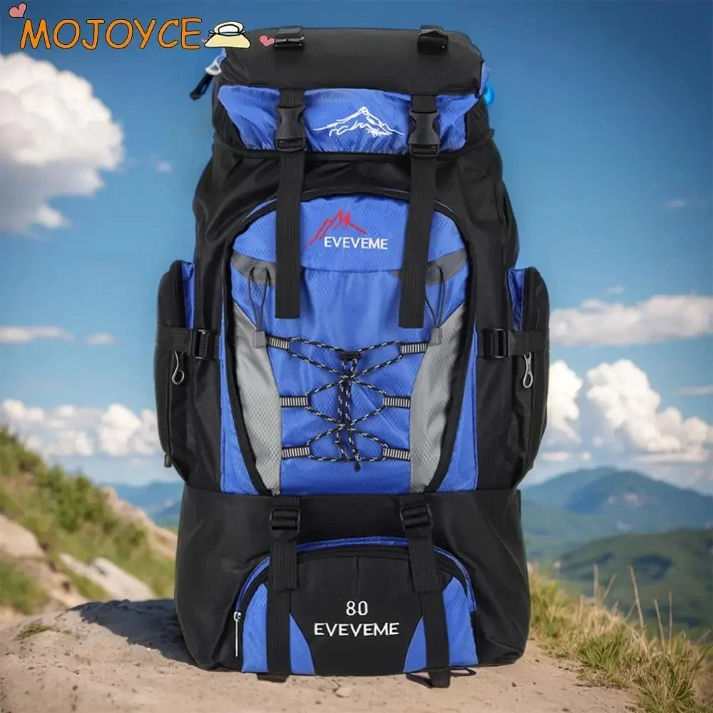 80L Mountaineering Backpack Large Capacity Hiking Knapsack Adjustable Strap Mountain Climbing Rucksack for Outdoor Travel Sports
80L Mountaineering Backpack Large Capacity Hiking Knapsack Adjustable Strap Mountain Climbing Rucksack for Outdoor Travel Sports
