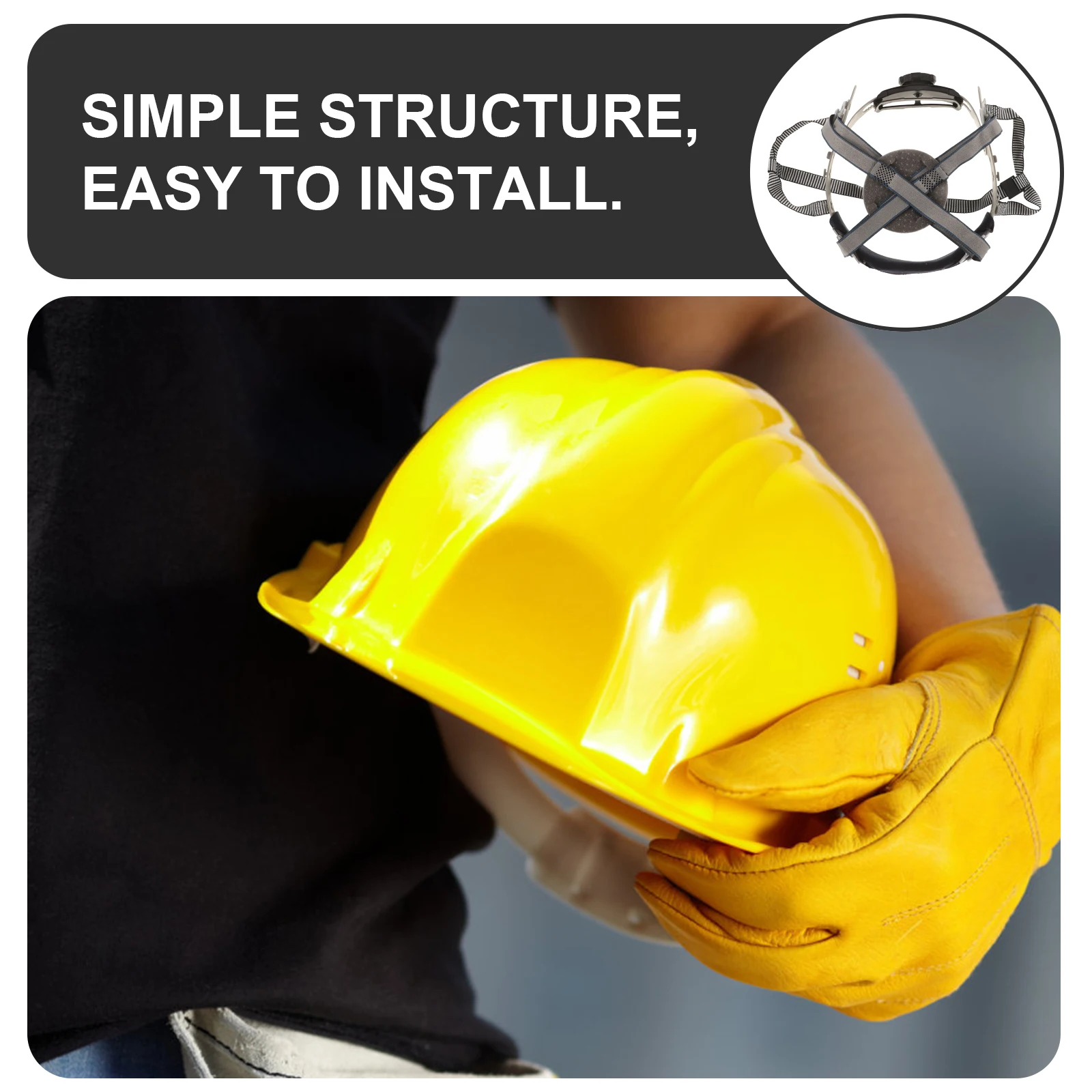 Сменная вставка для каски: прочный пластиковый губчатый материал, комфортная посадка, с ремешком для подбородка, вкладыши для касок для мужчин, для обеспечения безопасности
Сменная вставка для каски: прочный пластиковый губчатый материал, комфортная посадка, с ремешком для подбородка, вкладыши для касок для мужчин, для обеспечения безопасности