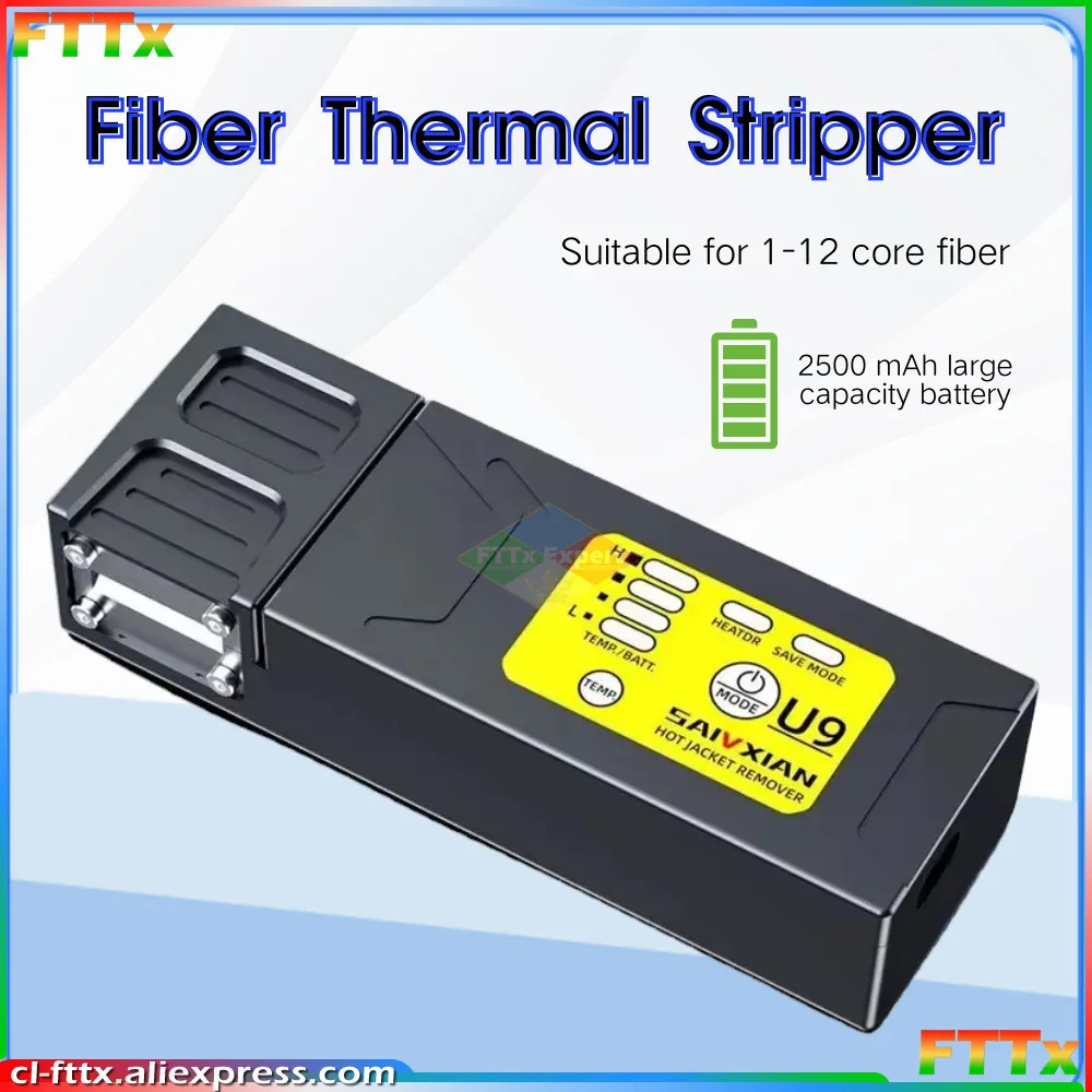 U9 Ribbon Fiber Hot Stripper Fiber Thermal Stripper Pliers Heated Optical Wire Stripping Slitter Thermal stripping of 12 fibers
U9 Ribbon Fiber Hot Stripper Fiber Thermal Stripper Pliers Heated Optical Wire Stripping Slitter Thermal stripping of 12 fibers