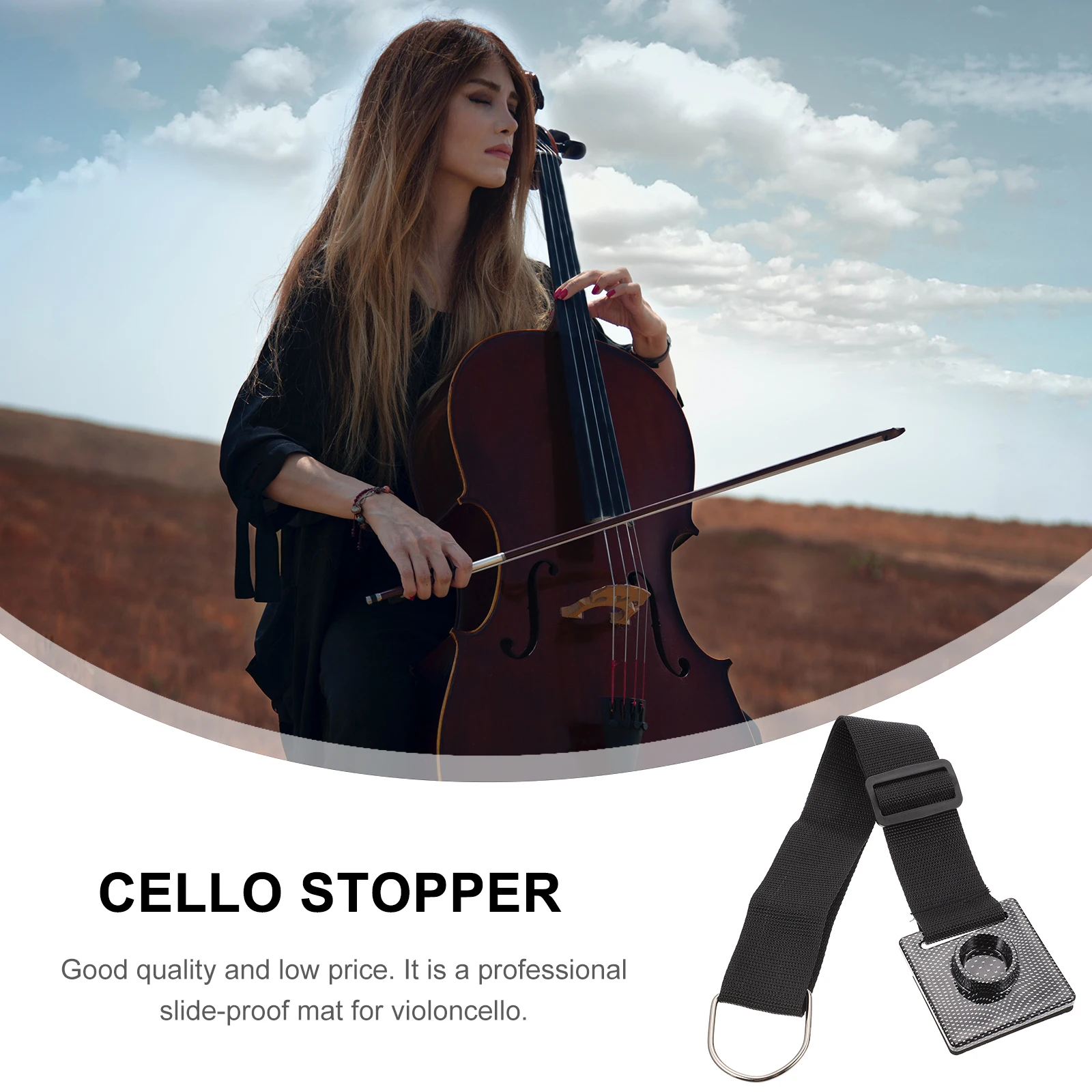Cello Anti slip Mat Black Endpin Holder for Violoncello Accessory Durable Floor Protector Rubber Nylon Square Design Slide proof
Cello Anti slip Mat Black Endpin Holder for Violoncello Accessory Durable Floor Protector Rubber Nylon Square Design Slide proof