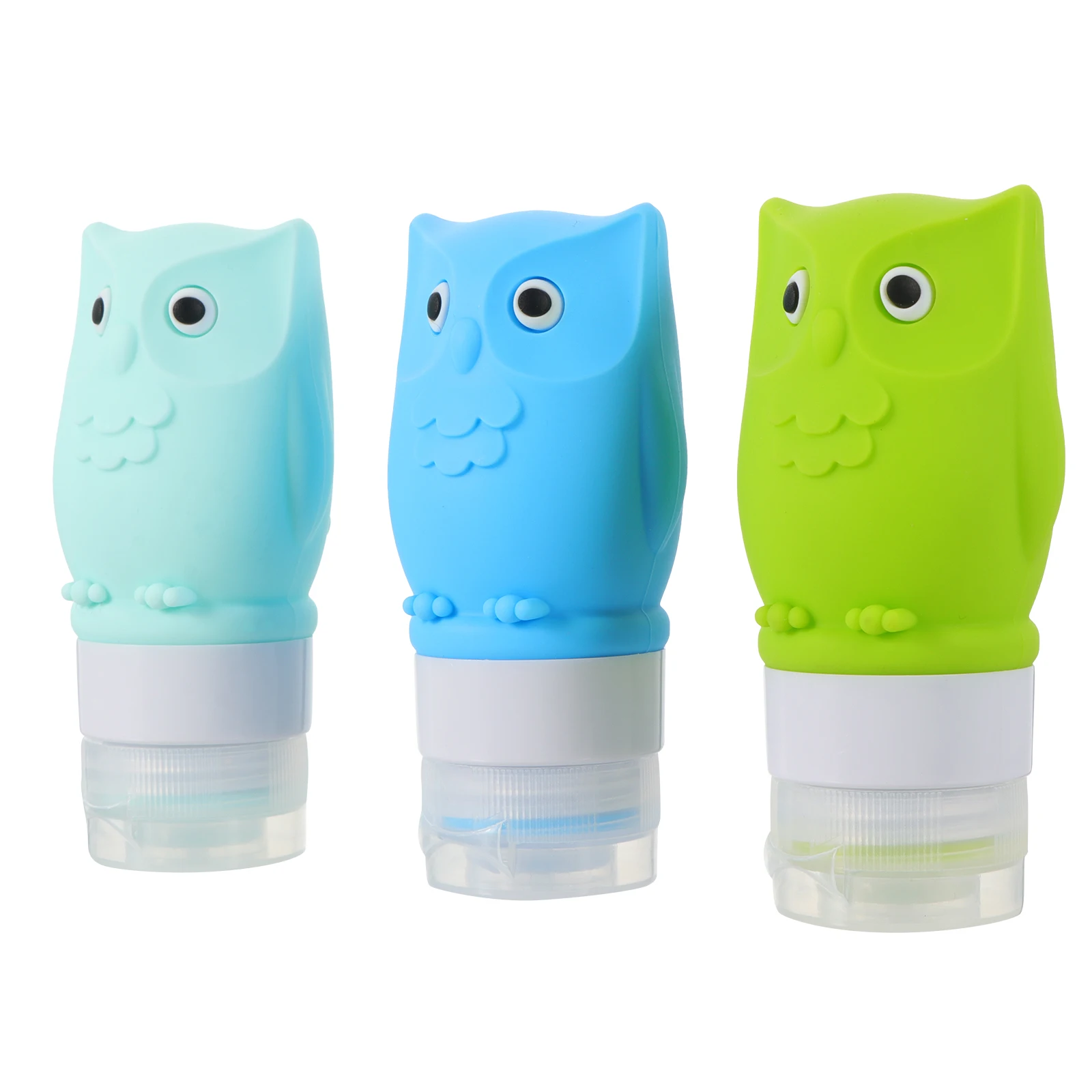 3pcs Owl Shaped Bottles Leakproof Travel Lotion Containers Small Lightweight Portable Sub Bottles Squeezable Dispenser
3pcs Owl Shaped Bottles Leakproof Travel Lotion Containers Small Lightweight Portable Sub Bottles Squeezable Dispenser