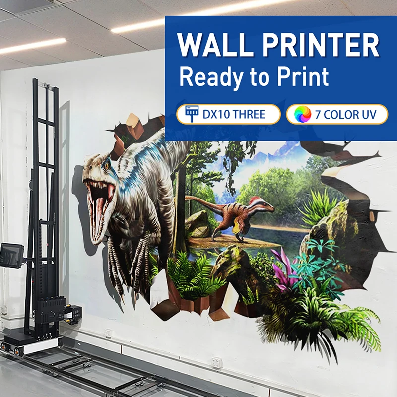 3D UV vertical wall inkjet printer indoor and outdoor mural printer with 3 DX10 print head TH-UV300P Max Factory
3D UV vertical wall inkjet printer indoor and outdoor mural printer with 3 DX10 print head TH-UV300P Max Factory