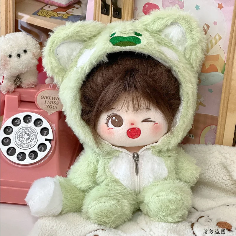 Only Clothes 20cm Doll Clothes Plush Jumpsuit Cute Animal Series Rabbit Fur Hooded Jumpsuit Cotton Doll Winter Coat Accessories
Only Clothes 20cm Doll Clothes Plush Jumpsuit Cute Animal Series Rabbit Fur Hooded Jumpsuit Cotton Doll Winter Coat Accessories