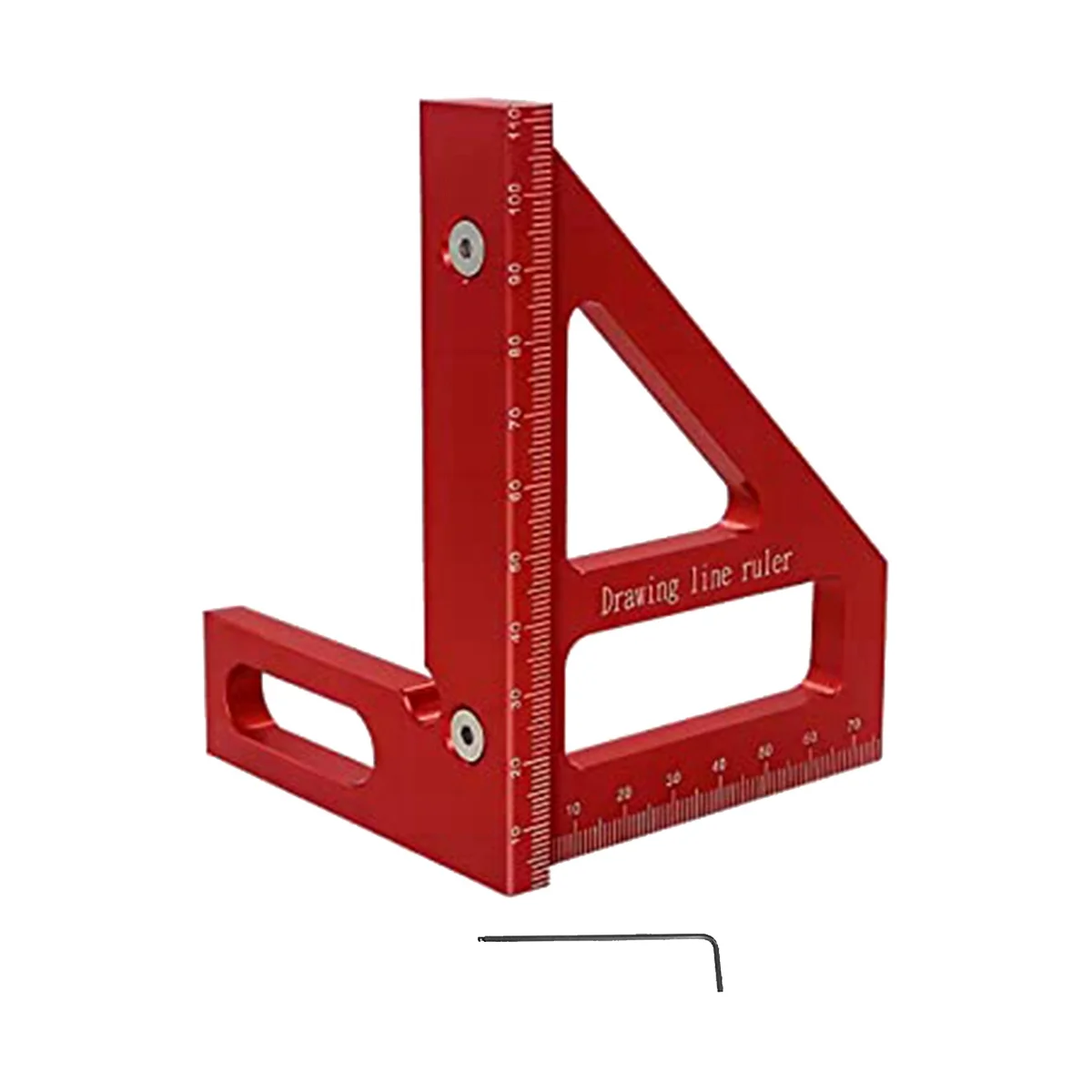 3D Multi-Angle Measuring Ruler 45/90 Degree Aluminum Alloy Drawing Line Ruler High-Precision Layout Measurement Tool
3D Multi-Angle Measuring Ruler 45/90 Degree Aluminum Alloy Drawing Line Ruler High-Precision Layout Measurement Tool