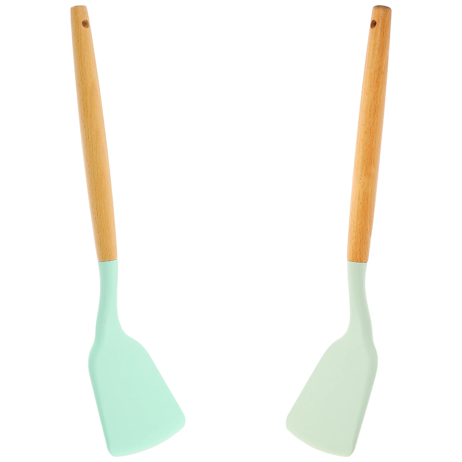 2Pcs SiliconeSpitulaWoodenH leDurableSafeNonstickEasyCleanKitchenCookingSuppliesHouseholdFryingWokToolMultiFunction
2Pcs SiliconeSpitulaWoodenH leDurableSafeNonstickEasyCleanKitchenCookingSuppliesHouseholdFryingWokToolMultiFunction
